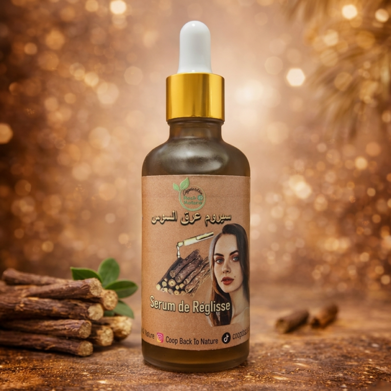 🌿✨ سيروم عرق السوس – تفتيح طبيعي ونضارة متألقة ✨🌿